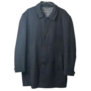Marc Martin Men's Wool‎ & Cashmere Blend Overcoat Dark Gray Sz 48R